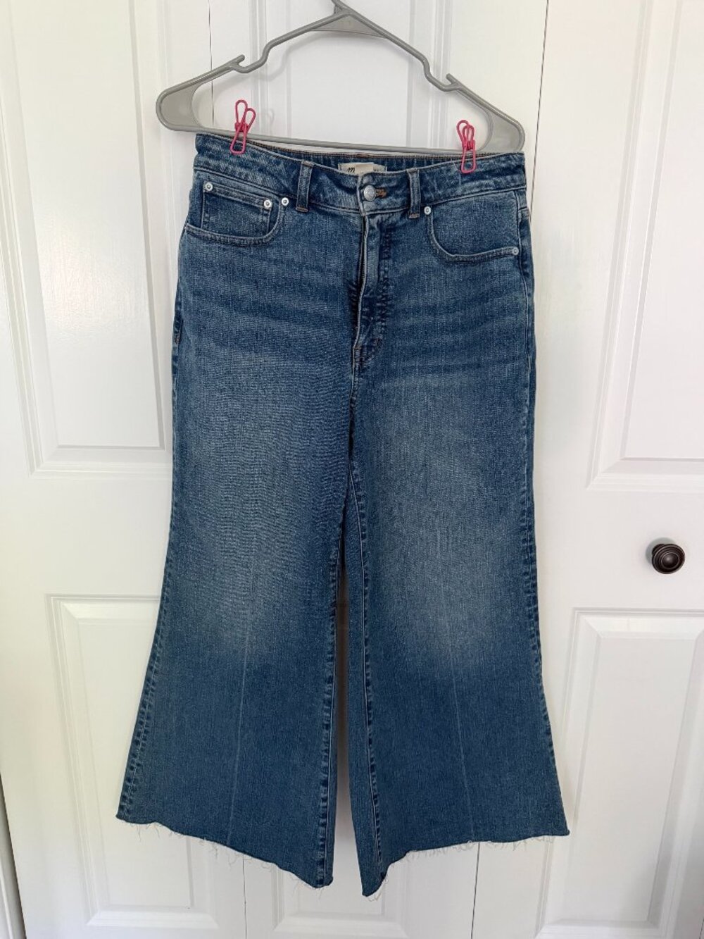 Madewell Curvy Faired Wide Leg Denim Jeans - Size 29